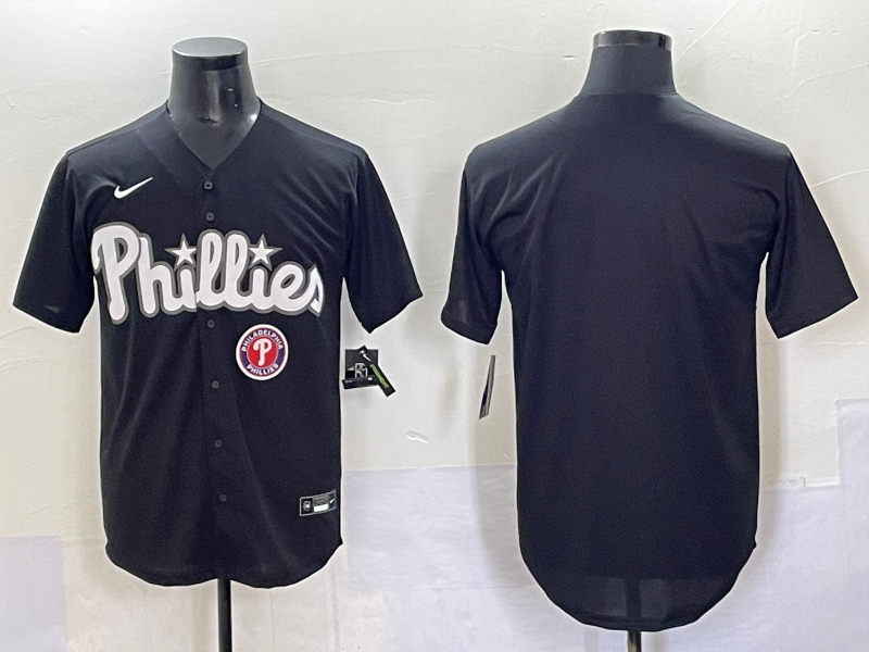 Men Philadelphia Phillies blank Black Seventh generation Joint Name Nike MLB 2025 Jersey->houston astros->MLB Jersey